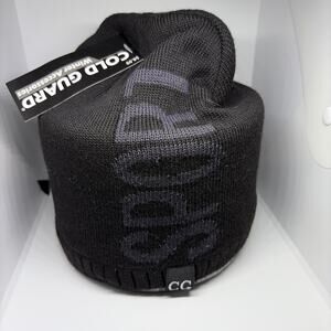 Cold Guard Winter Accessories Women's/mens Hat Black N Gray New